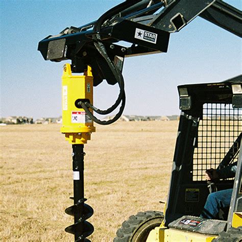 auger attachment skid steer|skid steer auger attachment price.